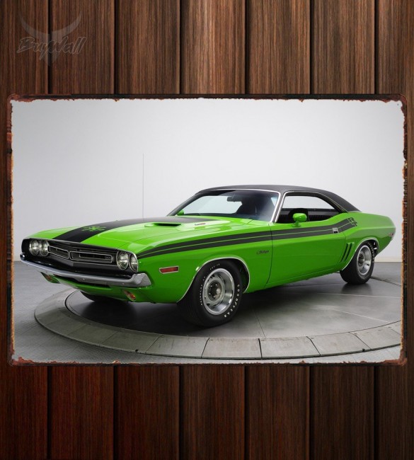Металлическая табличка Dodge Challenger R T 225 Металлическая табличка Dodge Challenger R T 225
